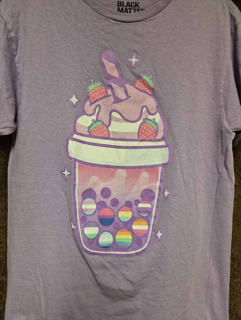 Strawberry Boba tea Graphic Shirt